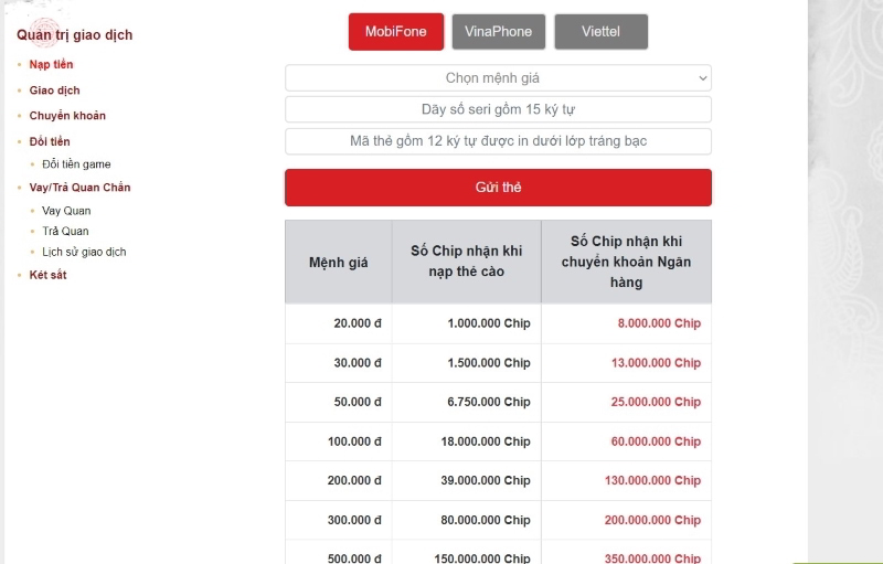 Thapthanh - Sân chơi bài đổi thưởng hàng đầu Việt Nam năm 2023 6 Hướng dẫn nạp tiền