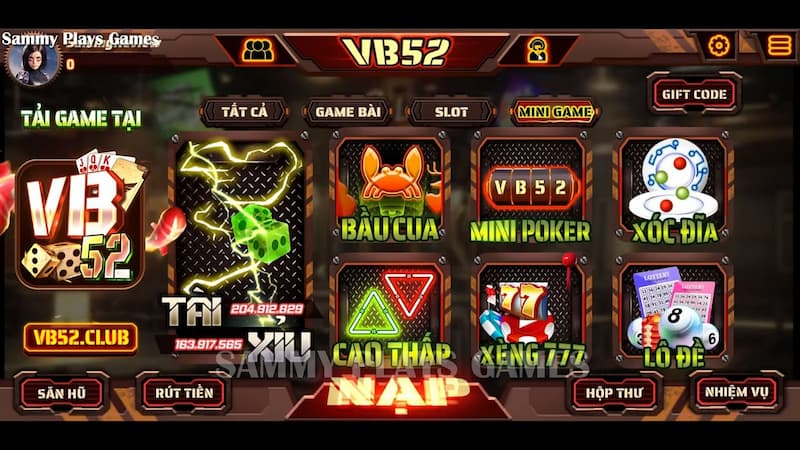 VB52 - Cổng Game Đổi Thưởng Đình Đám Hàng Đầu Việt Nam 5 Mini game đặc sắc