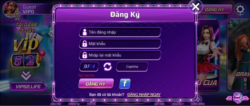 Vip52 - cổng game đẳng cấp thu hút thành viên đông đảo 3 Cách thức để tham gia chơi game rất dễ dàng để anh em có thể thực hiện