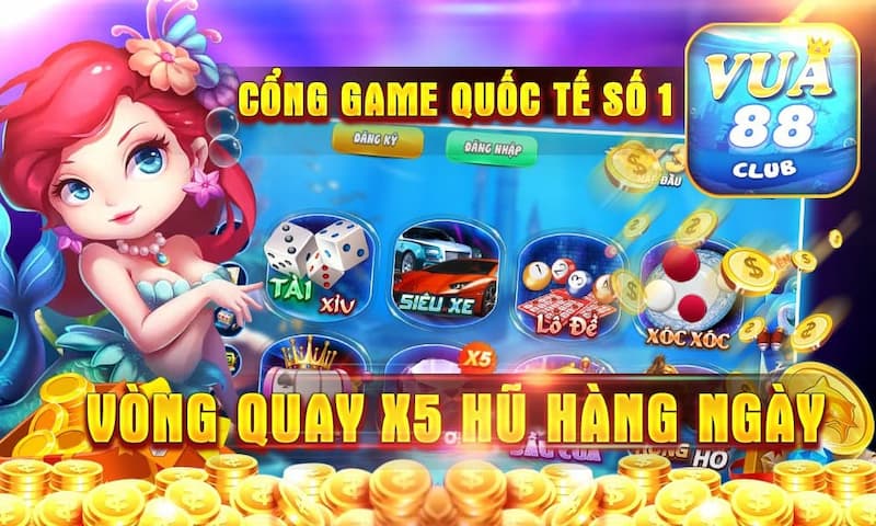 Vua88 - Cổng game giải trí trực tuyến uy tín nhất tại Việt Nam 5 Game slot độc đáo với tỷ lệ thưởng cao
