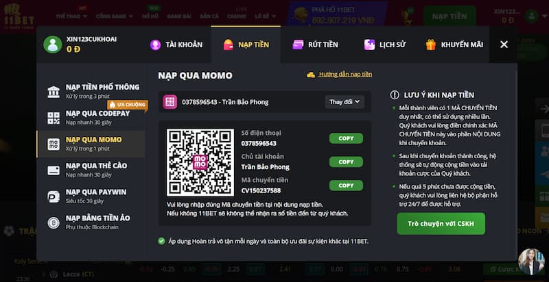 11bet - Nổ hũ siêu chất mà các game thủ không nên bỏ qua 5 Nạp tiền nhanh gọn chỉ trong 5 phút