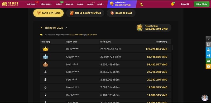 11bet - Nổ hũ siêu chất mà các game thủ không nên bỏ qua 7 Sân chơi mang nhiều lợi ích cho người chơi