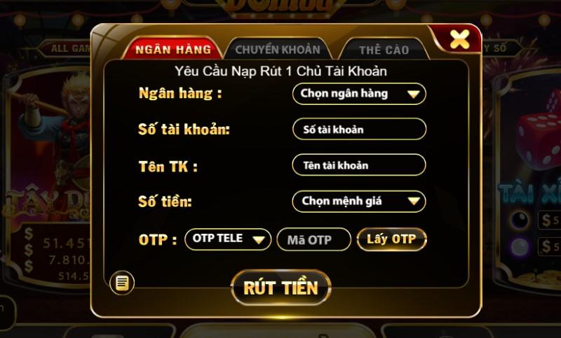 Dom88 - Khám phá tổng quan về cổng game bài nổi tiếng nhất 6 Rút tiền từ 10 - 15 phút