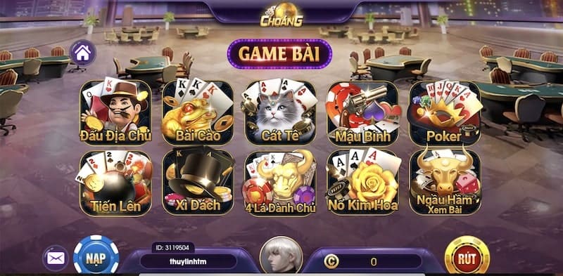 Giới thiệu Choang club - Cổng game đổi thưởng đẳng cấp hiện nay 2 game bài thu hút đông đảo người chơi