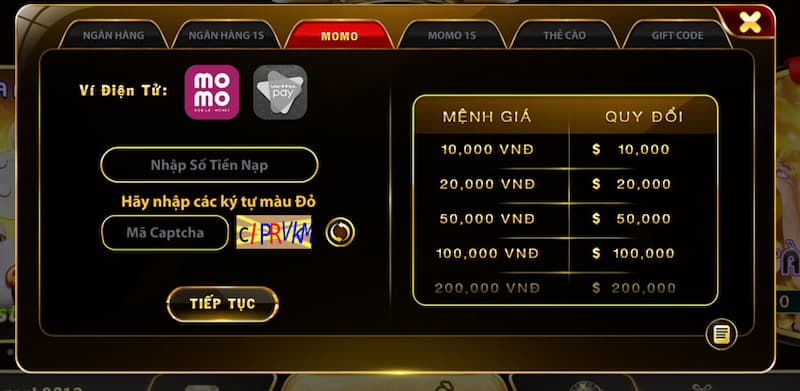 Gowin - Giới thiệu về cổng game giải trí đổi thưởng trực tuyến 5 Hướng dẫn nạp tiền