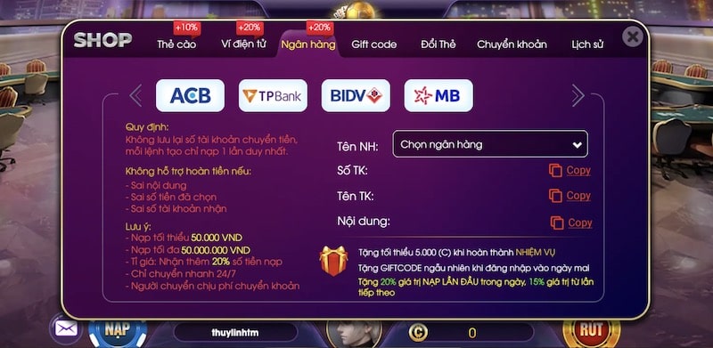 Giới thiệu Choang club - Cổng game đổi thưởng đẳng cấp hiện nay 8 nạp tiền dễ dàng và bảo mật
