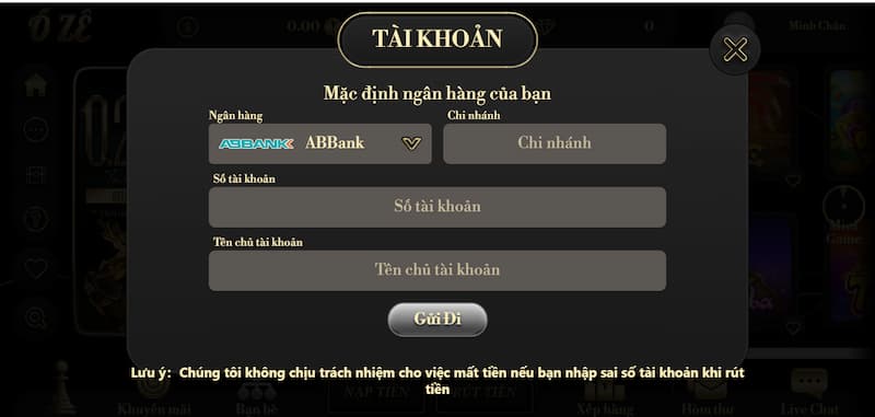 Oze6868 - Cổng game bài uy tín với nhiều game hay 5 Nạp rút tiền sao cho nhanh chóng nhất