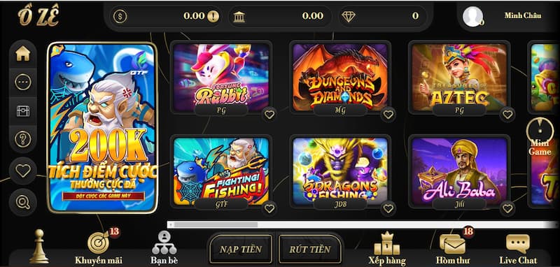Oze6868 - Cổng game bài uy tín với nhiều game hay 7 Những điểm nổi bật của cổng game bài