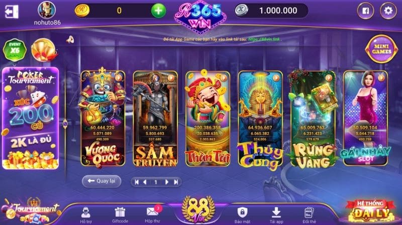 R365 - Tìm hiểu chi tiết về cổng game bài siêu hot nhất hiện nay 1 Sân chơi chất nhất thị trường Việt