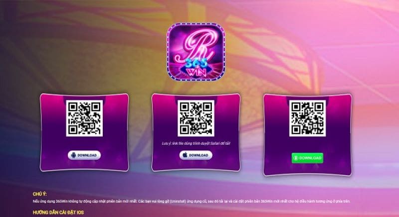 R365 - Tìm hiểu chi tiết về cổng game bài siêu hot nhất hiện nay 4 Tải ứng dụng về máy đơn giản