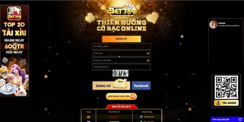 Bet789 - Cổng game đổi thưởng trực tuyến HOT nhất 2023 3 tạo tài khoản nhanh và dễ dàng