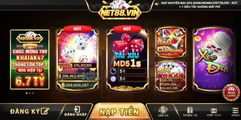 Net88 Vin - Sân Chơi Đổi Thưởng Quý Tộc, An Toàn Bậc Nhất 5 Các tựa game live casino cực hấp dẫn