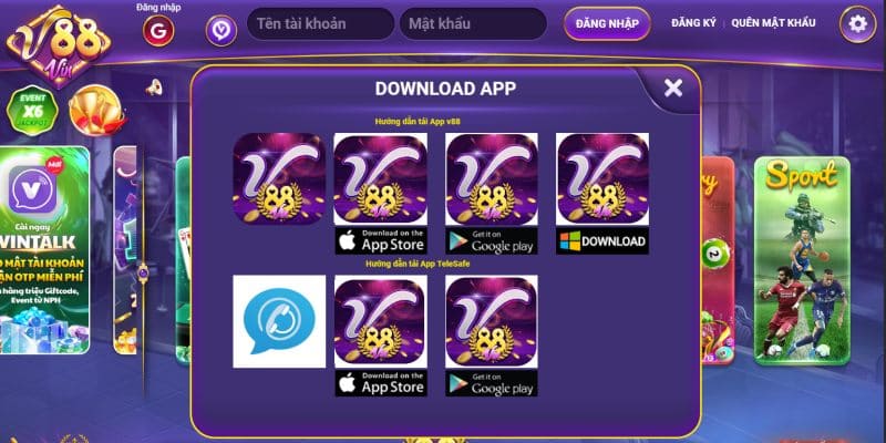 V88 Vin - Cổng Game Đổi Thưởng Quốc Tế Đẳng Cấp Nhất 2023 2 Hướng dẫn tải ứng dụng V88Vin về thiết bị