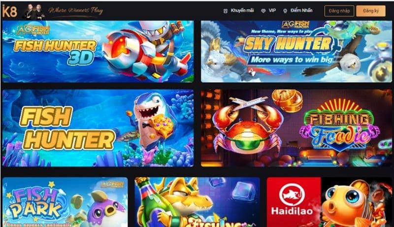 K8 - Hướng dẫn cách giải trí đổi thưởng cực cuốn tại sân chơi 3 Trải nghiệm game Bắn cá thần tài hot hit chỉ có tại K8