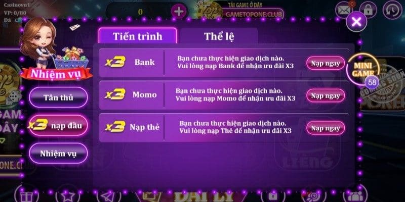 TopOne Club - "Sàn Đấu" Game Đổi Thưởng Siêu Uy Tín 7 Khuyến mãi TopOne siêu khủng