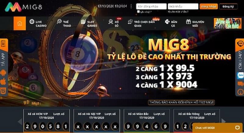 MIG8 - Top cổng game được yêu thích tại Việt Nam năm 2023 2 Thể loại Lô Đề tại sảnh game Mig 8