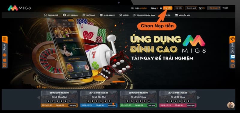 MIG8 - Top cổng game được yêu thích tại Việt Nam năm 2023 5 Kênh giao dịch Gogo Pay