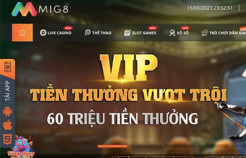 MIG8 - Top cổng game được yêu thích tại Việt Nam năm 2023 8 Tổng hợp khuyến mãi cực HOT cho thành viên