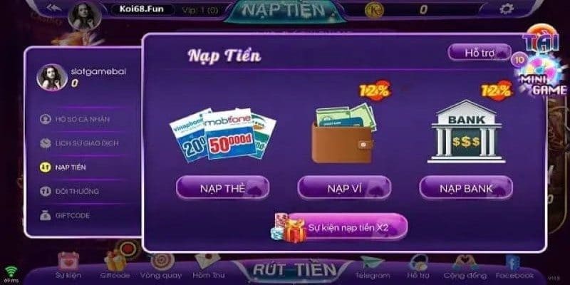 Koi68 - Sân Chơi Giải Trí Và Kiếm Tiền An Toàn Của Game Thủ 7 Nạp tiền cổng game Koi68
