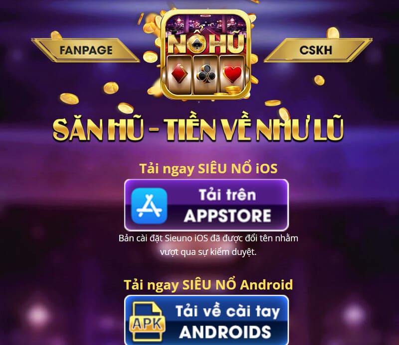 Siêu Nổ - Cổng game quay hũ đổi thưởng hàng đầu Việt Nam 2 Dễ dàng trải nghiệm game nổ hũ trên các thiết bị di động