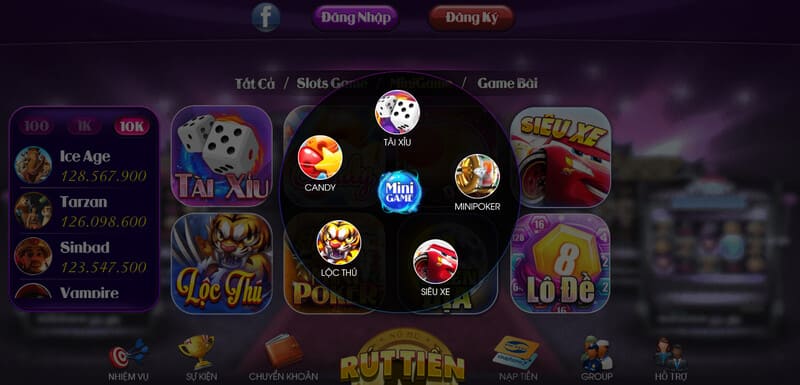 Siêu Nổ - Cổng game quay hũ đổi thưởng hàng đầu Việt Nam 9 Kho trò chơi hấp dẫn, cực cuốn thu hút đông đảo game thủ