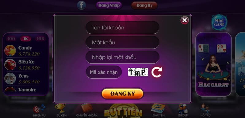 Siêu Nổ - Cổng game quay hũ đổi thưởng hàng đầu Việt Nam 4 Đăng ký tài khoản Siêu Nổ đơn giản và siêu nhanh