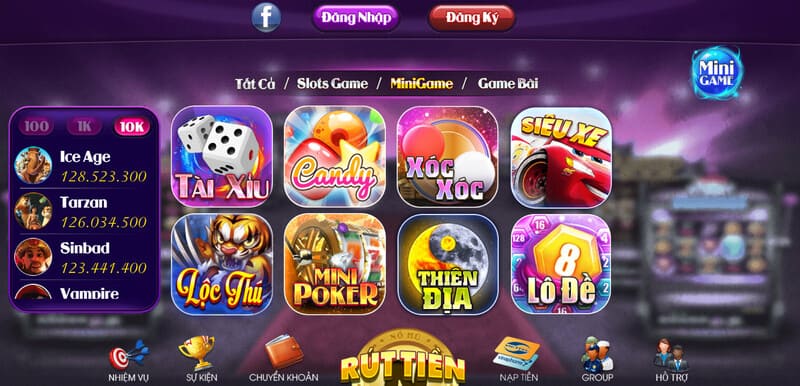 Siêu Nổ - Cổng game quay hũ đổi thưởng hàng đầu Việt Nam 8 Game quay hũ độc đáo, vô hạn tại Siêu Nổ