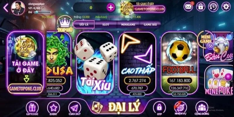TopOne Club - "Sàn Đấu" Game Đổi Thưởng Siêu Uy Tín 2 Tải app Topone Club đổi thưởng