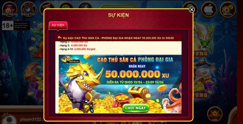 Bắn cá siêu thị - Địa chỉ chơi game nổi tiếng nhất thị trường 4 Cao thủ săn cá tại phòng chơi đại gia đặc biệt hấp dẫn, thú vị