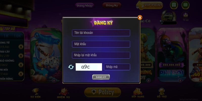 Vua bắn cá - Cổng game ăn thưởng thú vị cho anh em 5 Đăng ký tài khoản chơi bắn cá
