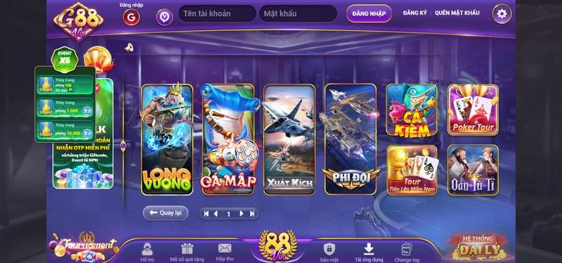 G88 vin - Thiên đường của tín đồ mê game xanh chín 3 Skills là sảnh chơi không kém phần đặc sắc mang đến nhiều game thú vị