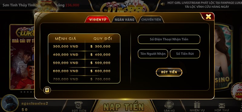 Luk88 - Bến đỗ của nhiều tín đồ yêu game đổi thưởng 6 Hướng dẫn cho người chơi cách rút tiền về tài khoản thành viên dễ dàng