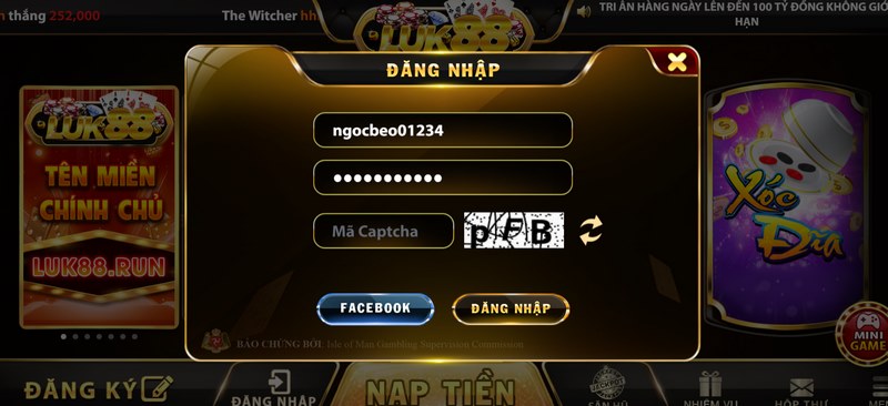 Luk88 - Bến đỗ của nhiều tín đồ yêu game đổi thưởng 8 Việc tạo tài khoản thông qua Facebook dữ liệu vẫn được giữ an toàn