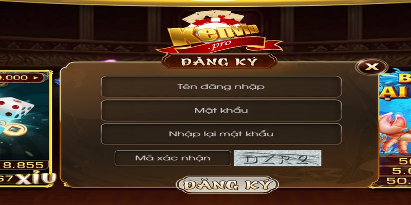 Ken vin - Cổng game đổi thưởng hàng đầu Việt Nam 2 Hướng dẫn đăng ký tài khoản Ken vin nhanh chóng