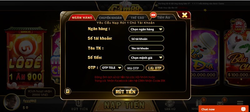 Gam88 - Nơi đam mê game đỏ đen của bạn được cất cánh 6 Các bước rút tiền chuẩn nhất cho bạn tham khảo