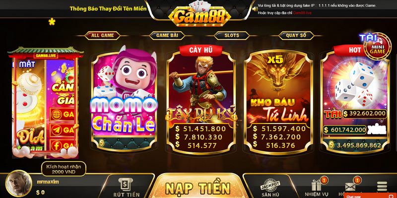 Gam88 - Nơi đam mê game đỏ đen của bạn được cất cánh 8 Những nét đột phá đến từ thương hiệu Gam88