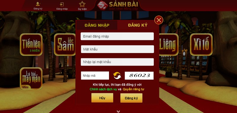 Sảnh Bài - Sân chơi game cực nổi tiếng mọi thời đại 2 Quy trình đăng ký tài khoản chuẩn nhất cho khách hàng