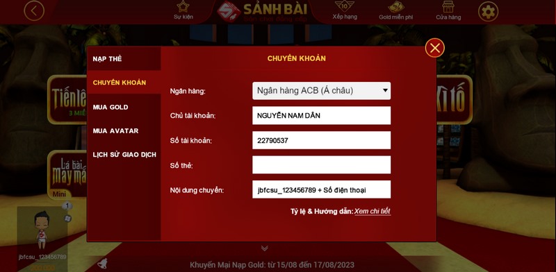 Sảnh Bài - Sân chơi game cực nổi tiếng mọi thời đại 6 Quy trình rút tiền thưởng về hầu bao cực thần tốc cho bạn